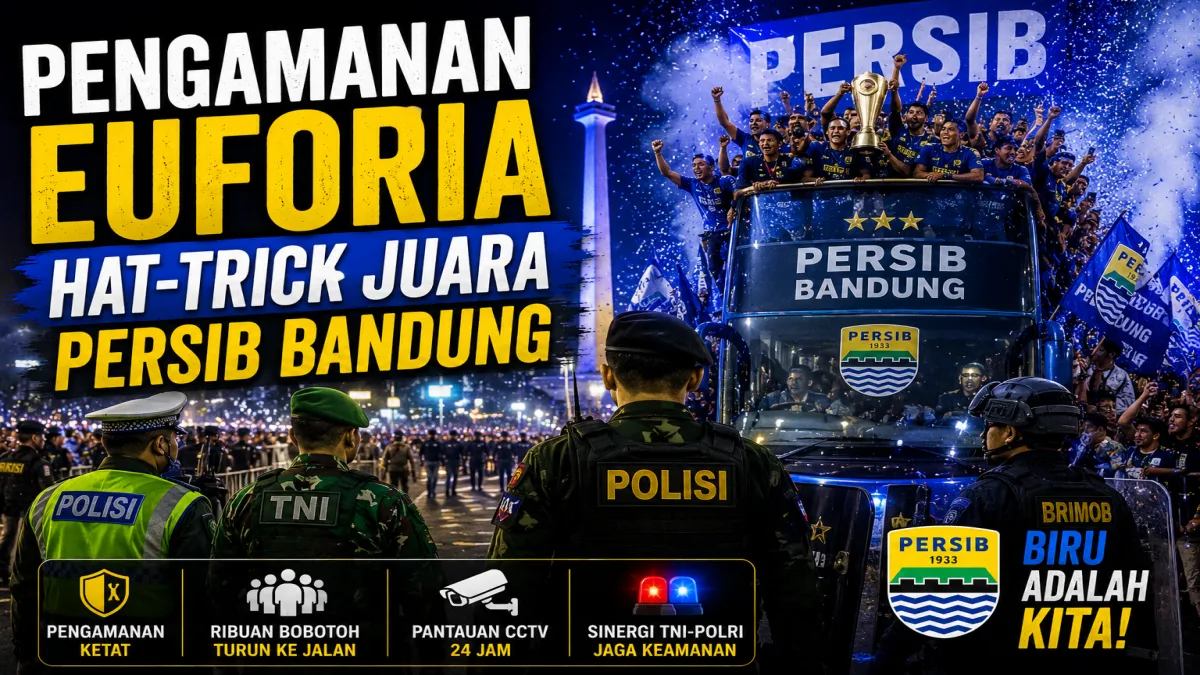 Bobotoh Bersiap! Polda Jabar Kerahkan Pengamanan Total untuk Euforia Hat-Trick Juara Persib Bandung