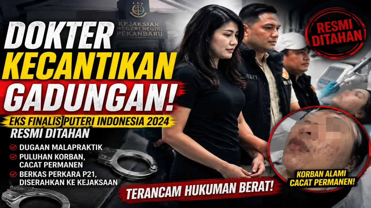 Eks Finalis Puteri Indonesia 2024 Ditahan, Kasus Dokter Kecantikan Gadungan