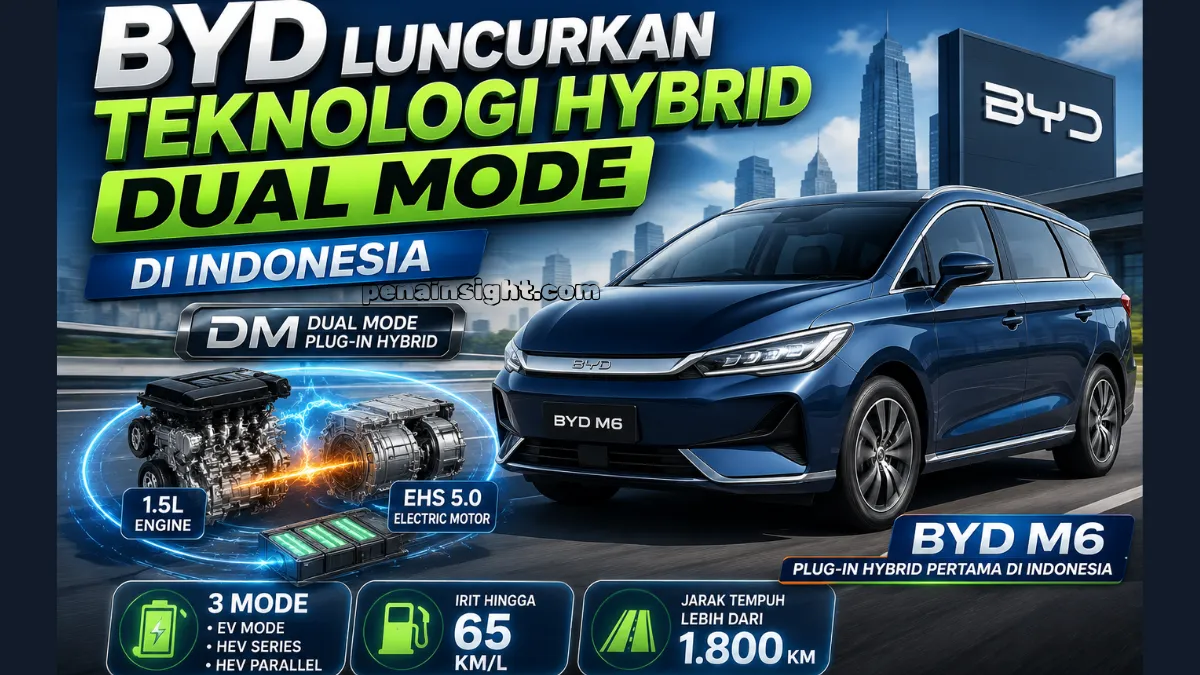 BYD Luncurkan Teknologi Hybrid Dual Mode di Indonesia, BBM Bisa Tembus 65 Km/L