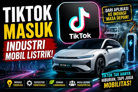 TikTok Bikin Geger! ByteDance Resmi Terjun ke Bisnis Mobil Listrik, Siapkan Crossover EV Berbasis AI