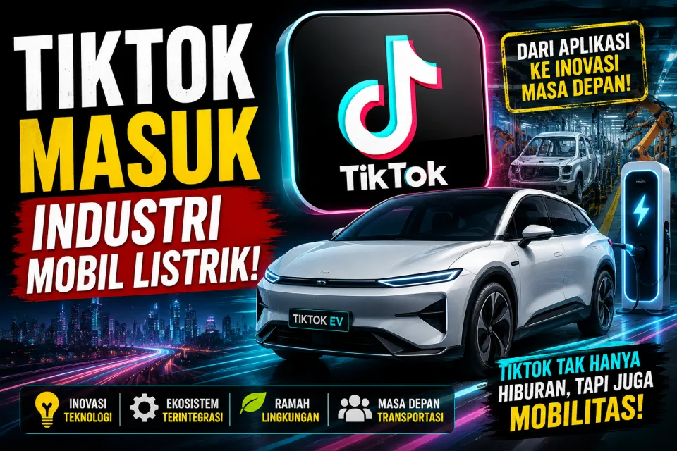 TikTok Bikin Geger! ByteDance Resmi Terjun ke Bisnis Mobil Listrik, Siapkan Crossover EV Berbasis AI