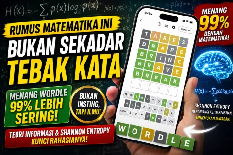 Terungkap Fakta Rumus Matematika Ini Bisa Menang Wordle 99 Persen, Bukan Sekadar Tebak Kata