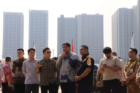 Plt Bupati Bekasi Dampingi Menteri PKP Tinjau Progres Pembangunan Rusun Subsidi Meikarta