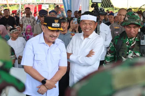 Harris Bobihoe Apresiasi Program TMMD Ke-128, Bukti Nyata Kepedulian TNI Untuk Masyarakat Kota Bekasi