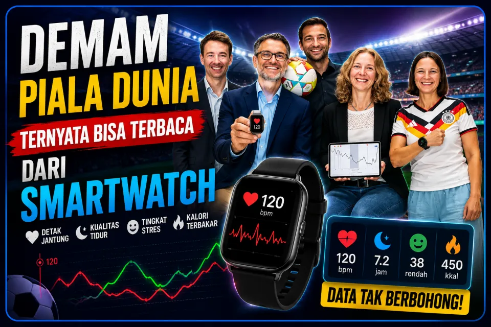 Demam Piala Dunia Ternyata Bisa Terbaca dari Smartwatch, Terungkap Detak Jantung Fans Naik 36 Persen Saat Gol