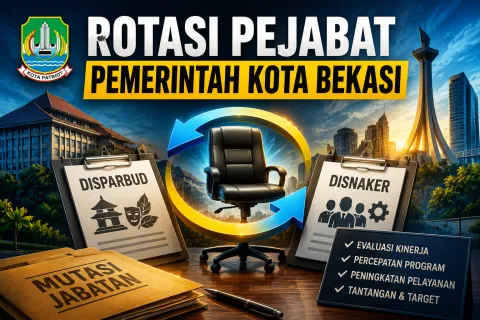Tri Adhianto Kembali Rotasi Pejabat Pemkot Bekasi, Kursi Strategis Bergeser dan Tantangan Baru Langsung Menanti