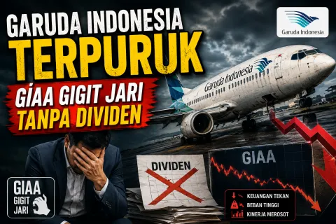Garuda Indonesia Terpuruk! Disuntik Rp23,6 Triliun Tapi Tetap Boncos, Investor GIAA Gigit Jari Tanpa Dividen