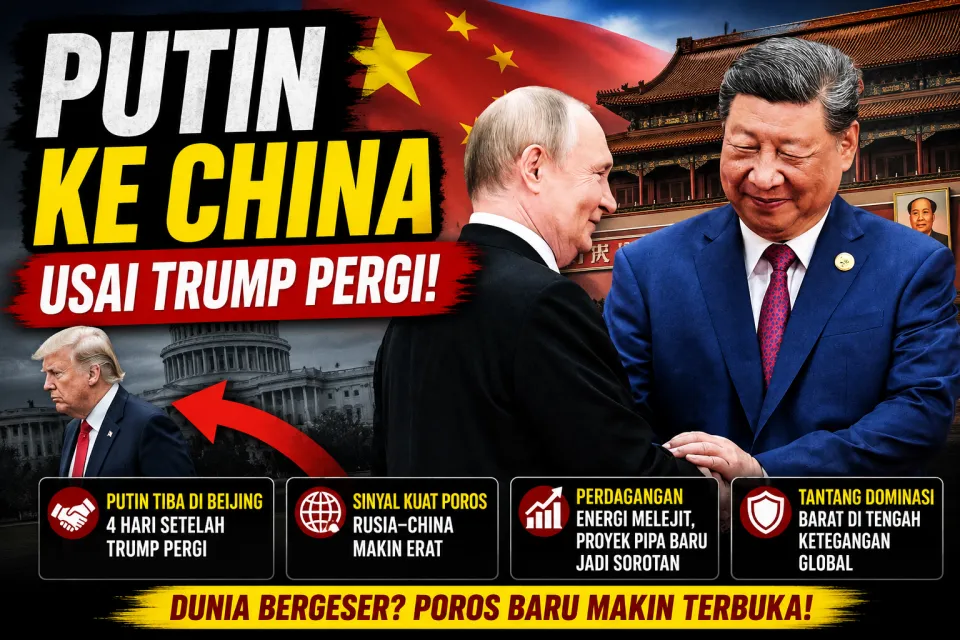  Putin ke Beijing Usai Trump Pulang, Terungkap Fakta China hari ini Kirim Sinyal Kuat ke Barat soal Poros Baru Dunia