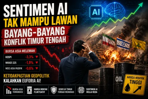 Ketidakpastian Timur Tengah Bayangi Pasar, Hari ini Bursa Asia Melemah Meski Sentimen AI Menguat