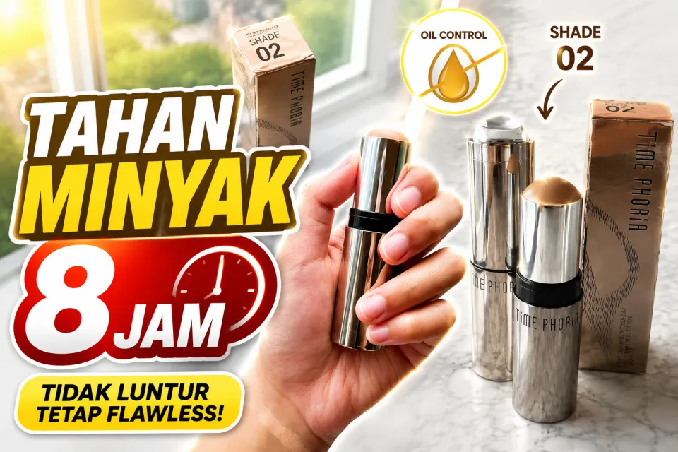 Review Jujur Timeless Fixion Skin Tint Stick, Update Tahan Minyak 8 Jam atau Cuma Gimmick?