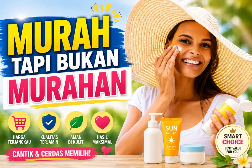 Terbaru 5 Sunscreen SPF Tinggi Mulai Rp20 Ribuan yang Bikin Kulit Cerah dan Anti Kusam