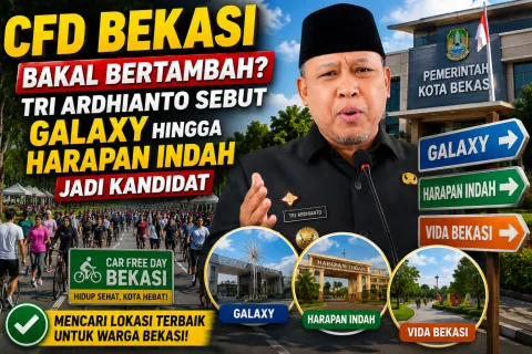 Pemkot Bekasi Kaji Galaxy, Harapan Indah dan Vida sebagai Alternatif Lokasi CFD Baru