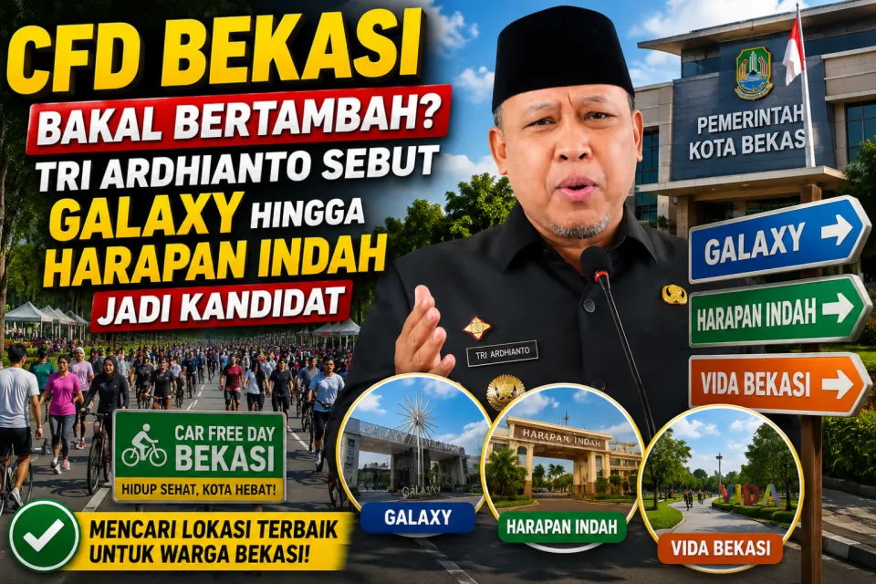 Pemkot Bekasi Kaji Galaxy, Harapan Indah dan Vida sebagai Alternatif Lokasi CFD Baru