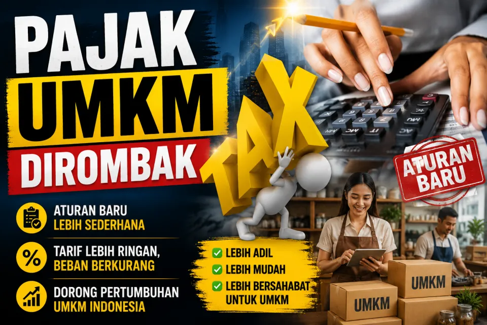 Aturan Pajak UMKM Dirombak! PP Nomor 20 Tahun 2026 Bikin CV, PT, dan BUMDes Bersiap Bayar Pajak Lebih Besar