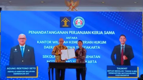 STIKES Notokusumo Yogyakarta Resmi Kerja Sama dengan Kemenkum DIY soal Kekayaan Intelektual