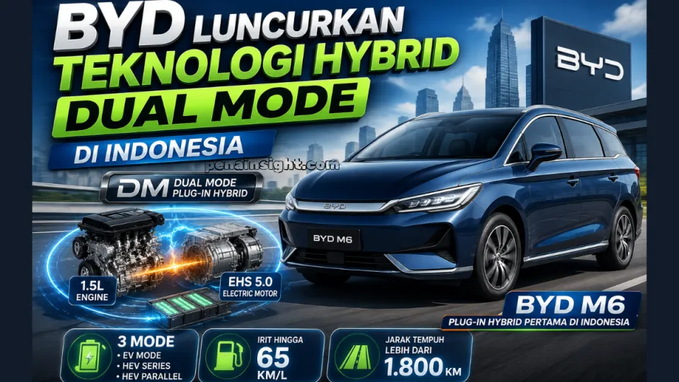 BYD Luncurkan Teknologi Hybrid Dual Mode di Indonesia, BBM Bisa Tembus 65 Km/L