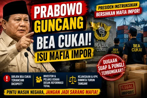 Prabowo Guncang Bea Cukai! Terungkap Mafia Impor dan Fakta Dugaan Suap Bikin Posisi Dirjen Terancam