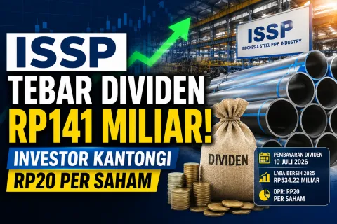 Steel Pipe Indonesia Bagi Dividen Rp141 Miliar, Catat Jadwal Cum Date dan Pembayarannya