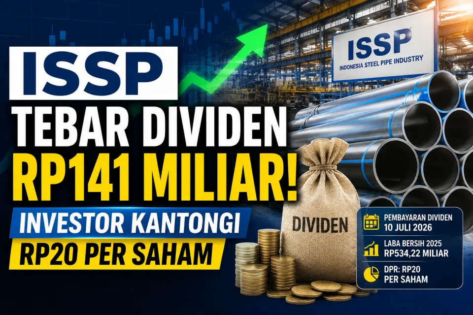 Steel Pipe Indonesia Bagi Dividen Rp141 Miliar, Catat Jadwal Cum Date dan Pembayarannya