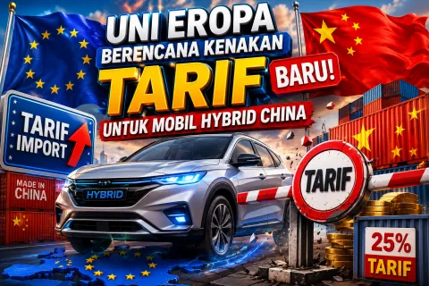 Breaking Uni Eropa Siap Kenakan Tarif Baru untuk Mobil Hybrid China, Ketegangan Dagang Makin Memanas