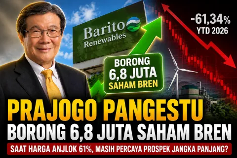 Terungkap Fakta Prajogo Pangestu Tambah Investasi di BREN, Borong 6,8 Juta Saham Saat Harga Tertekan